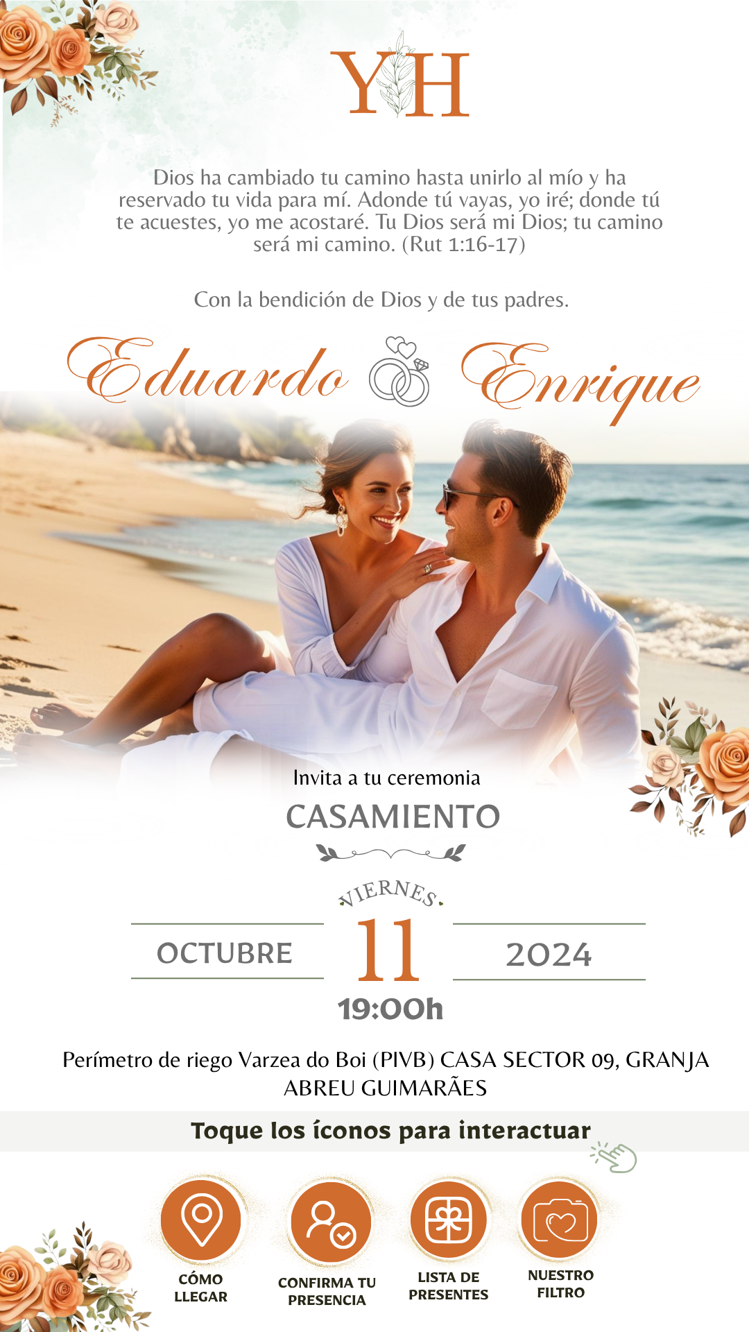 Tarjeta de invitación digital 2